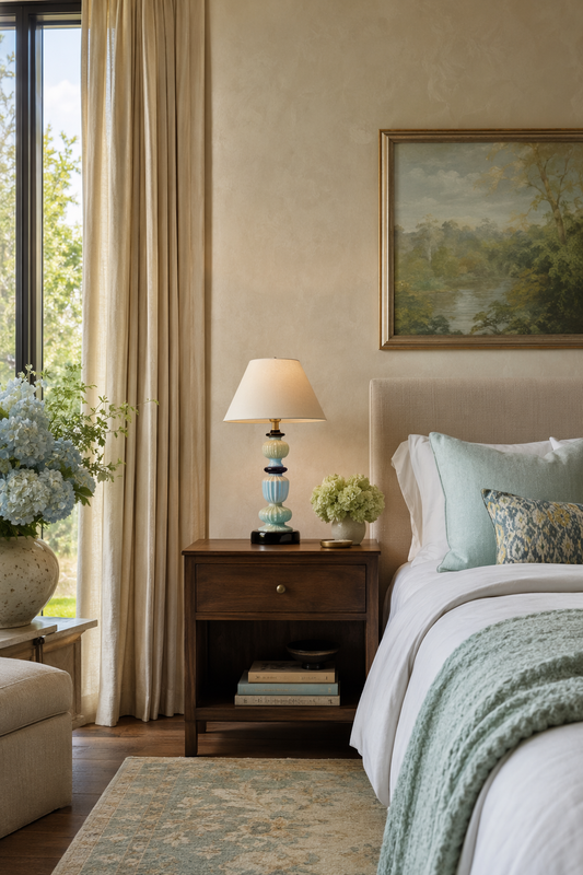 Pastel Colorful Ceramic Table Lamp