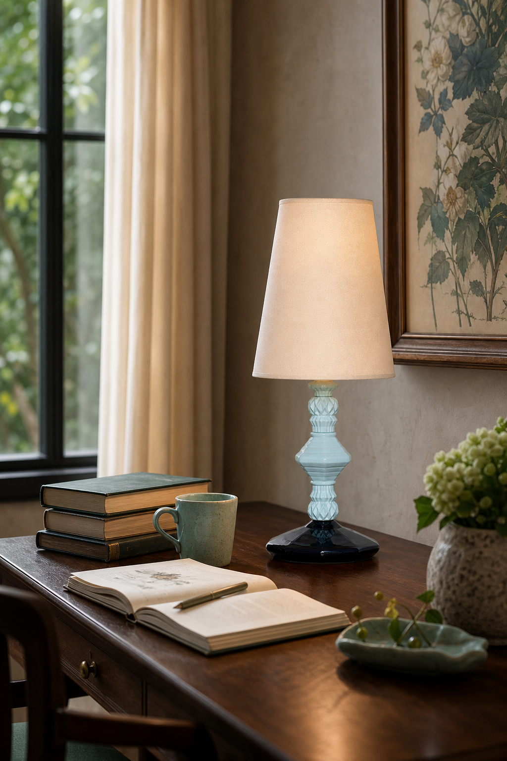 
Pastel Colorful Ceramic Table Lamp