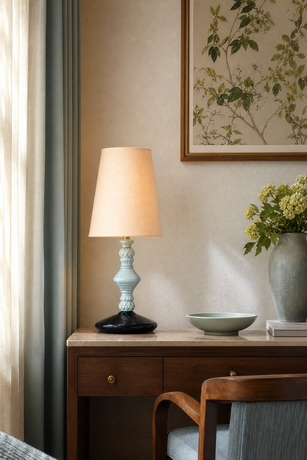 
Pastel Colorful Ceramic Table Lamp