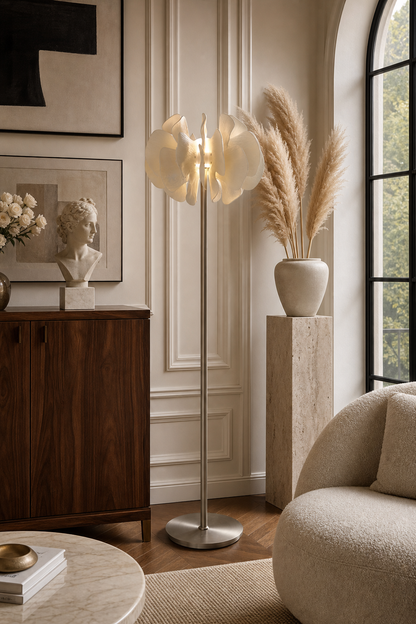 Petalisse Ceramic Petal Floor Lamp