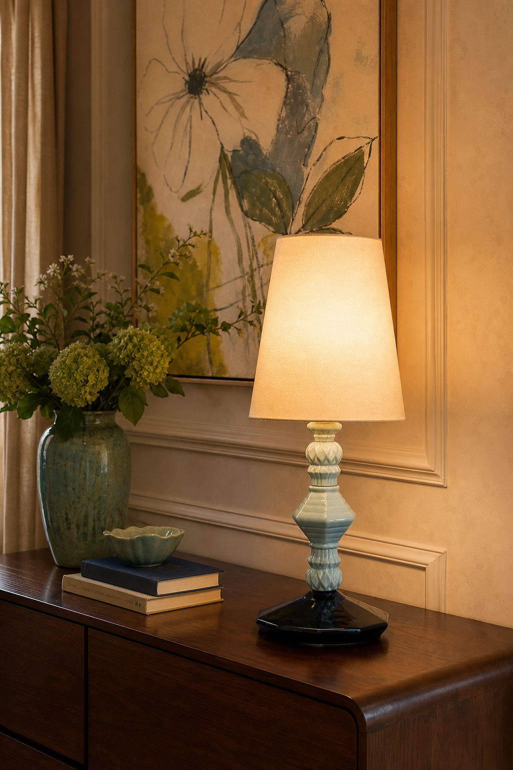 
Pastel Colorful Ceramic Table Lamp